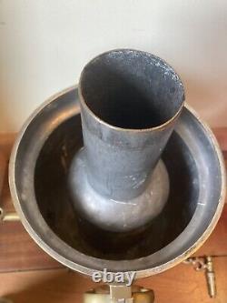 Antique Russian Imperial Igor Batashev Brass Samovar Tea Urn Tula Stamp With Bowl
