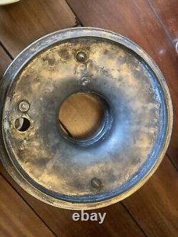 Antique Russian Imperial Igor Batashev Brass Samovar Tea Urn Tula Stamp With Bowl
