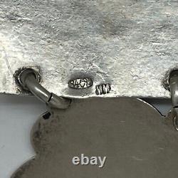 Antique Russian Imperial Niello 84 Silver Belt