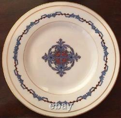 Antique Russian Imperial Porcelain Kornilov 8 1/4 Inch Plate Kornilow