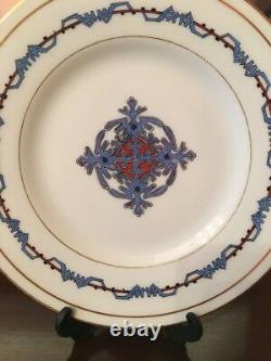Antique Russian Imperial Porcelain Kornilov 8 1/4 Inch Plate Kornilow