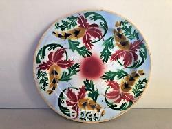 Antique Russian Imperial Pottery Two Plate by M. C. Kuznezova Co