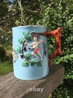 Antique Russian Imperial Pre Revolutionary Porcelain Mug Kornilov Kuznetzov 1850