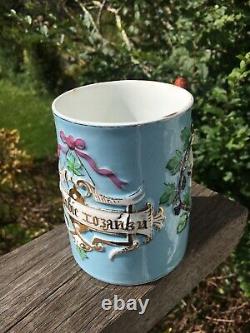 Antique Russian Imperial Pre Revolutionary Porcelain Mug Kornilov Kuznetzov 1850