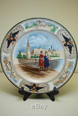 Antique Russian Imperial Royal Victorian Porcelain Ceramic Old Wedgwood Plate