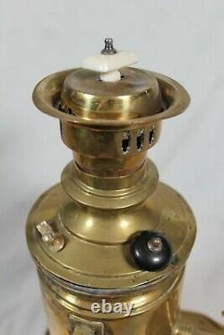 Antique Russian Imperial Samovar Brass Tea Urn Percolator Russian Tulsky Manner