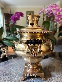 Antique Russian Imperial Samovar Vorontsov Brothers Tula 19 century