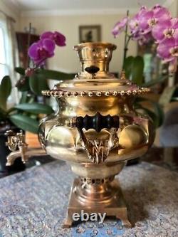 Antique Russian Imperial Samovar Vorontsov Brothers Tula 19 century