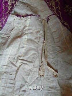 Antique Russian Imperial Silk Seed Pearl Gold Brocade Renaissance Ballets Russe