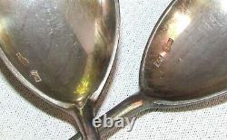 Antique Russian Imperial Silver 84 Tea Spoon Set of 6 SOLOMON GROBDRUK Sign 281r