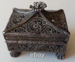 Antique Russian Imperial Silver 91 box. 1857