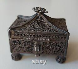 Antique Russian Imperial Silver 91 box. 1857