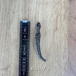 Antique Russian Imperial Silver Dagger Brooch 84th Assay Rare Original Antique Russian Imperial Silver Dagger Brooch 84th Assay Rare Original