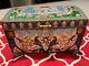 Antique Russian Imperial Silver Enamel Box Three Wise Men Georgian Style cask