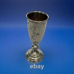 Antique Russian Imperial Silver Kiddush Cup Arts & Crafts