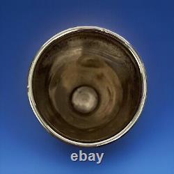 Antique Russian Imperial Silver Kiddush Cup Arts & Crafts