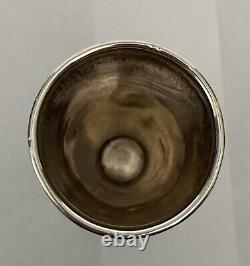 Antique Russian Imperial Silver Kiddush Cup Arts & Crafts