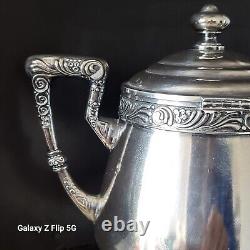 Antique Russian Imperial Silver Sugar And Creamer Pre 1900