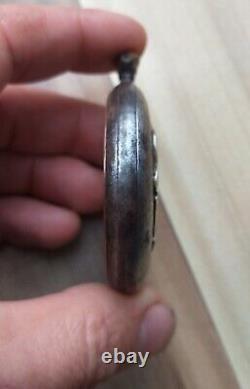Antique Russian Imperial Tsarist Nobel Man's Pocket Watch Pavel Buhre Gun Metal