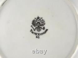 Antique Russian Imperial porcelain plate from the Kuznetsov factory