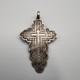 Antique Russian Orthodox Cross Pendant 84 Silver Imperial Era Christian Relic