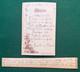 Antique Russian Royal Menu Grand Duke Michael Romanov Count Grabbe 1891