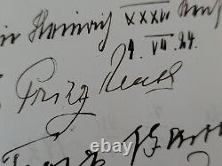 Antique Russian Royalty Princess Signed Royal Document Grand Duchess Romanov RU