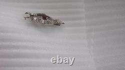 Antique Russian Silver Enamel Red Cross Badge Russian Turkish War 1877 Xlebnikov