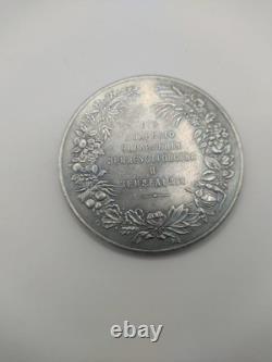 Antique Russian Table Medal 1894 Nicholas II Alexander III Rare Imperial Award
