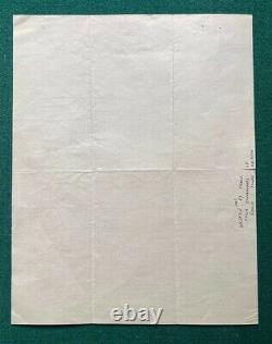 Antique Signed Letter Imperial Russian Prince Yusupov Youssoupoff Vanderbilt