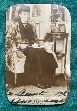 Antique Signed Postcard Imperial Russian Dowager Empress Romanov Dagmar 1925