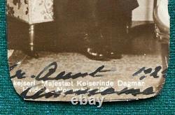 Antique Signed Postcard Imperial Russian Dowager Empress Romanov Dagmar 1925