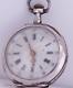 Antique Silver Pocket Watch LeCoultre Caliber for Imperial Russian Market c1890s