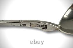 Antique Solid Silver Sterling Russian Imperial Spoon 60g Moscow 1854