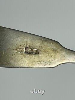 Antique Spoon Imperial Russian Silver 84 samples Blackening Family Coat of Arms