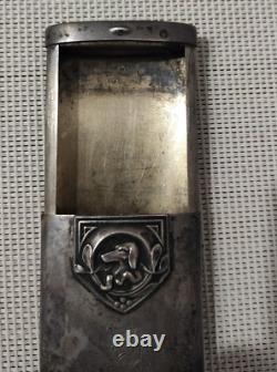 Antique Sterling Silver 875 1934 Russian Imperial Matchbox