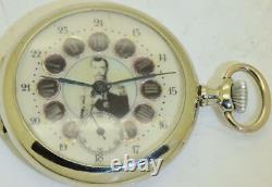 Antique WWI Era Imperial Russian Officer's Award Pocket Watch-4 Adjustments 15j