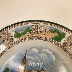 Antique Wedgwood Queensware Plate Kremlin Moscow Imperial Russian Eagles