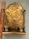 Antique brass imperial Russian eagle candle sconce ecclesiastical church c. 1910