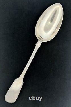 Antique c. 1867 Imperial Russian Silver by Ivan Khlebnikov Spoon 8.5 / 217mm