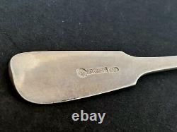 Antique c. 1867 Imperial Russian Silver by Ivan Khlebnikov Spoon 8.5 / 217mm