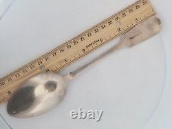 Antique c. 1867 Imperial Russian Silver by Ivan Khlebnikov Tablespoon -216mm 78gr