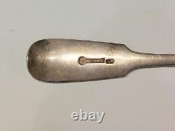Antique c. 1867 Imperial Russian Silver by Ivan Khlebnikov Tablespoon -216mm 78gr