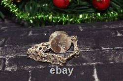 Antique russian Imperial Rare EXCLUSIVE SILVER Natural salmon coral ring