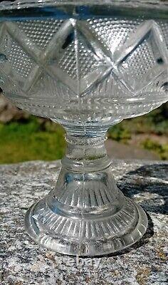 Antique russian imperial Kraevsky brothers glass Vase, 1890 year