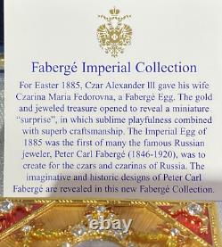 Authentic Imperial Faberge CORONATION SNUFF BOX In Faberge Box