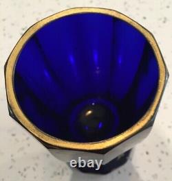 BEAUTIFUL ANTIQUE IMPERIAL RUSSIAN GILDED GLASS BEAKER CUP GOBLET early 19 Pokal