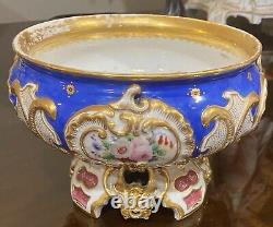 Beautiful Antique 19 Century Russian Imperial Porcelain Candy Bowl by Kornilov