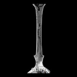Beautiful Imperial Russian Niello Spoons Set 84 Silver, Dated 1856 Each Marked