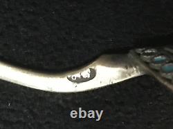 Beautiful Large 19 CM Spoon Cloisonne Enamel Silver 84 Russian Imperial Antiques